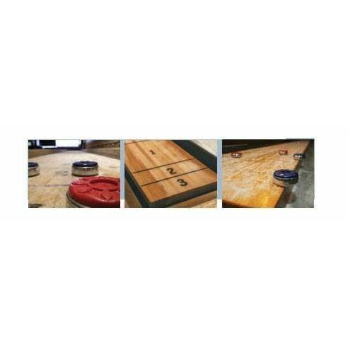 Silverline Shuffle Board Silverline Mission Rustic Hardwood 12' QSWO Shuffle Board 12QW