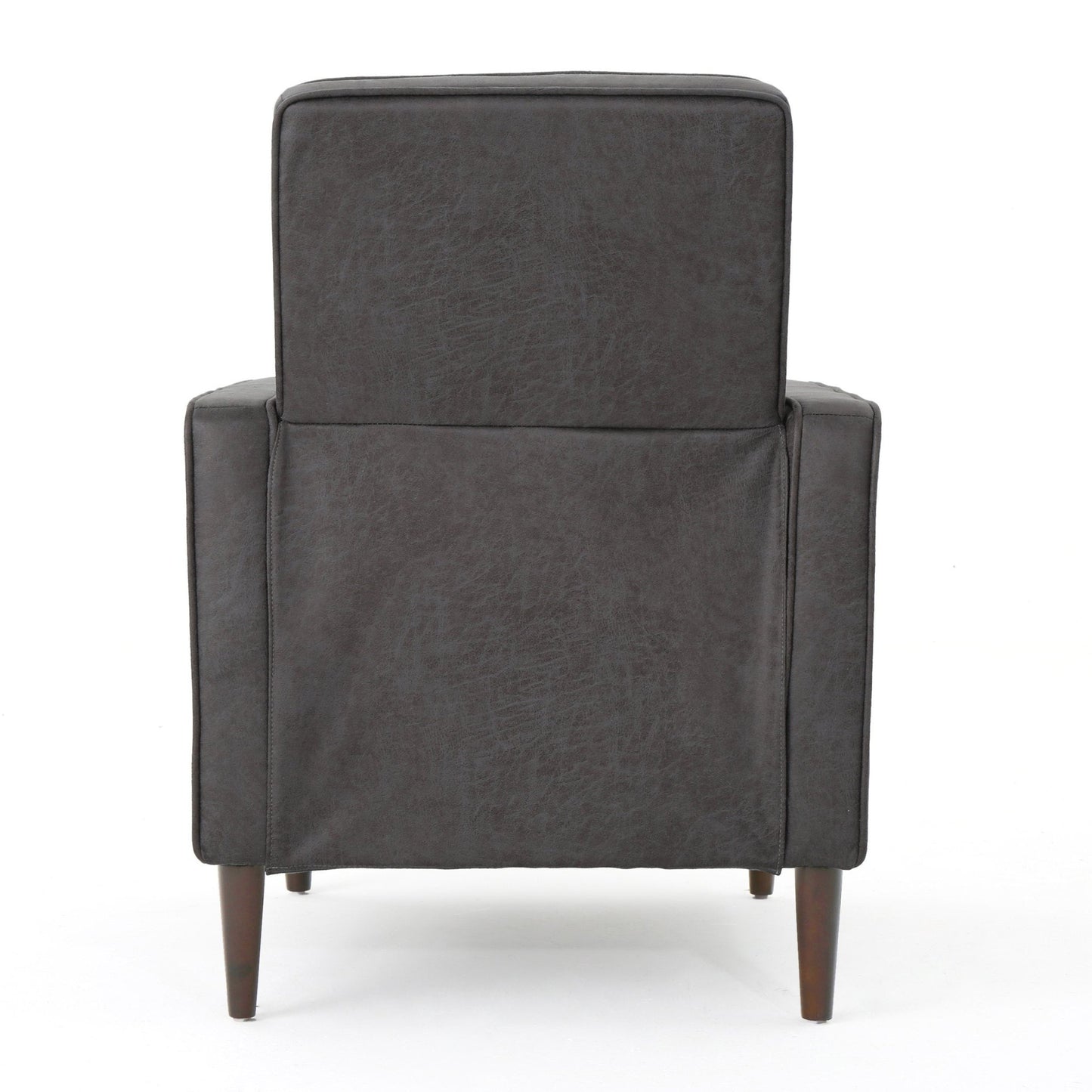 Slate Microfiber Recliner Chair with Birch Wood Legs - 1st Choice Furniture Direct