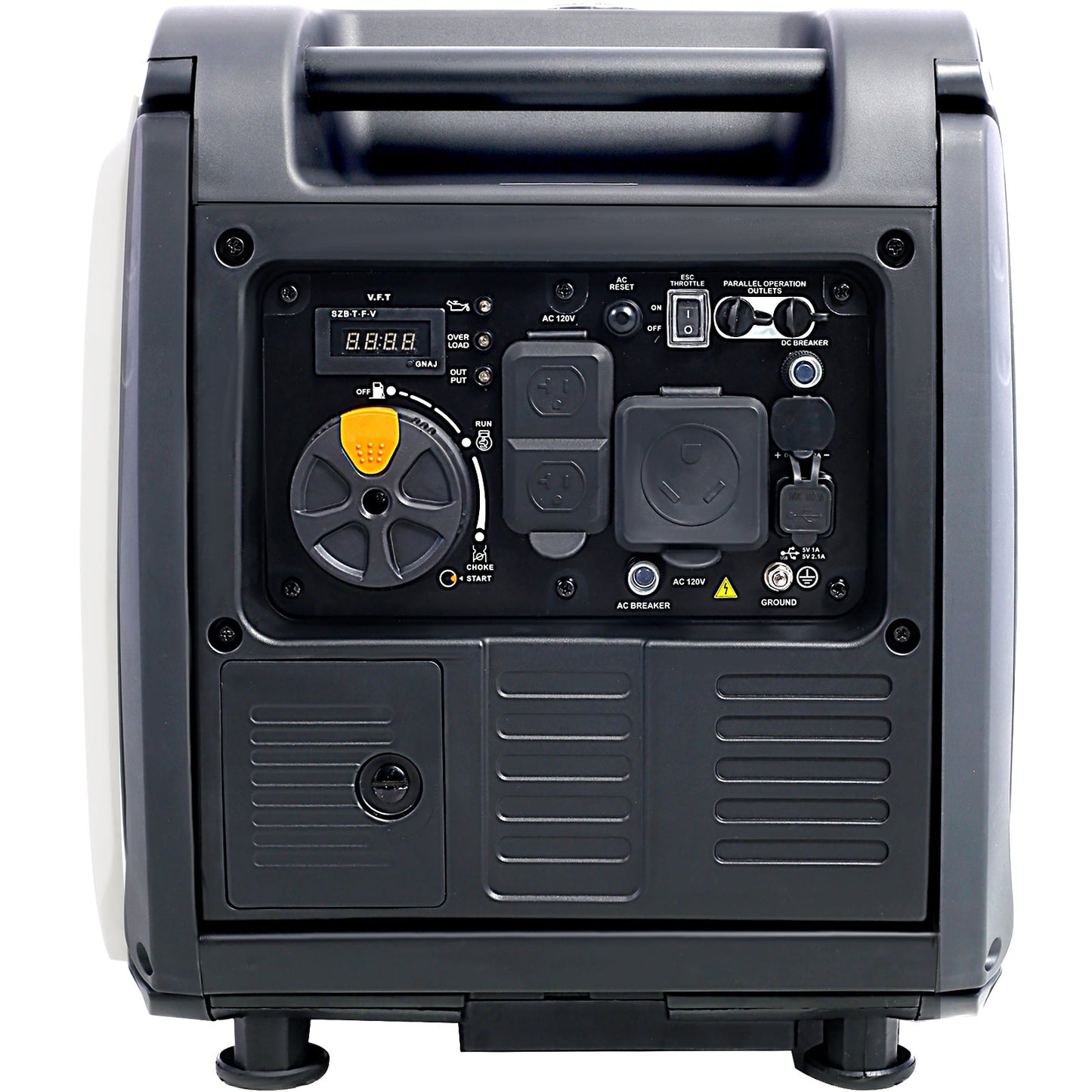 Super quiet Inverter Generator 4500w portable generator electric start, foldable handle with wheel,212cc 4 stroke EPA compliant - 1st Choice Furniture Direct