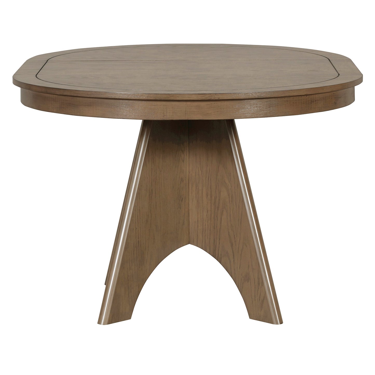 TREXM Vintage Extendable Dining Table for 4 - 6, 42 to 58 - Inch Rustic Farmhouse Kitchen Table with Distressed Finish and Sturdy Crossed Legs (Espresso) - 1st Choice Furniture Direct