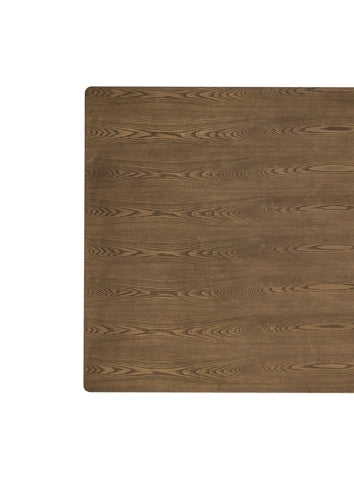 Walnut Rectangular Dining Table with Solid Rubber Wood Construction - 1st Choice Furniture Direct