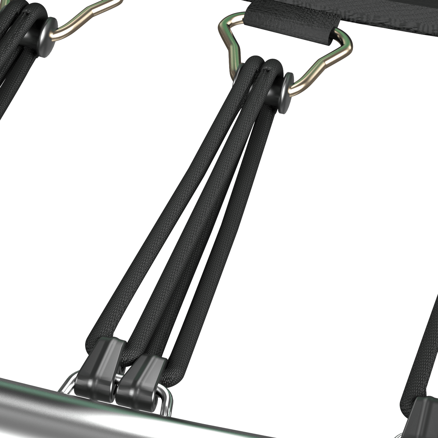 YC 8FT Springfree no Gap Trampoline - Black - 1st Choice Furniture Direct