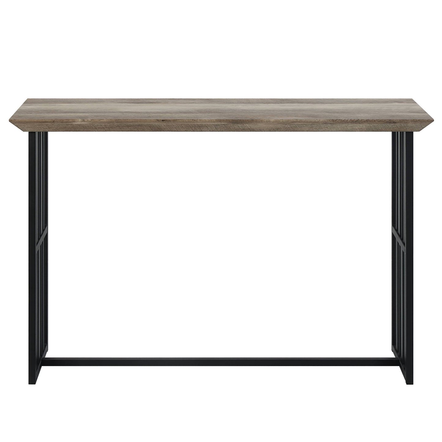 Zudora Antique Oak & Black Finish Sofa Table - 1st Choice Furniture Direct
