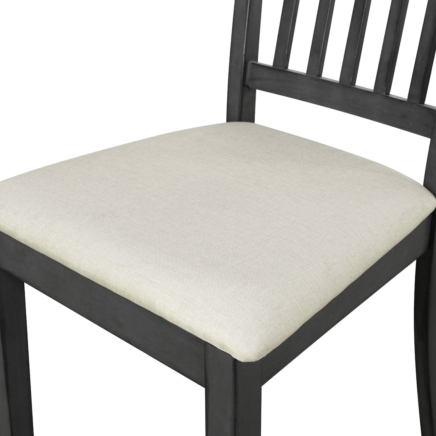 1st Choice Modern 6-Piece Rectangular Rustic Dining Table Set Furniture