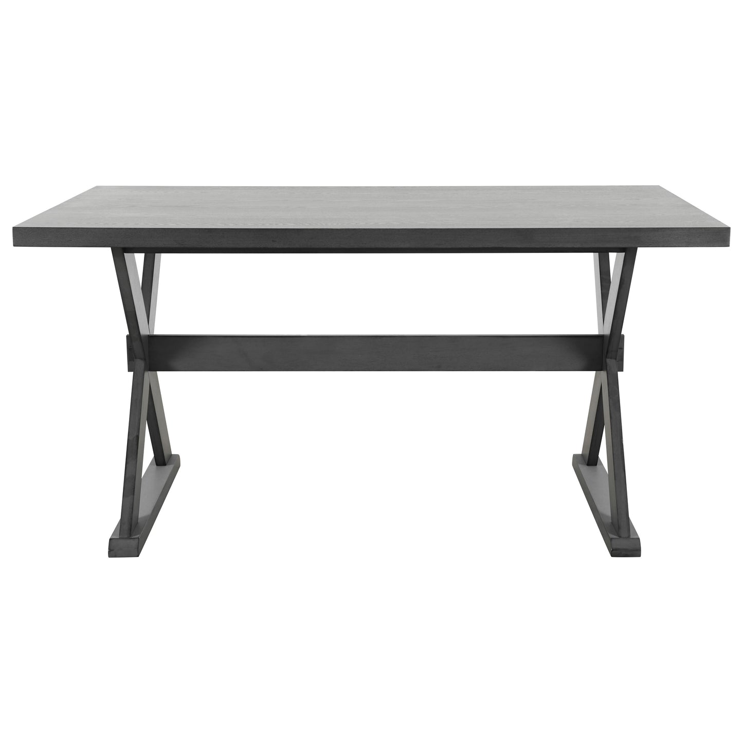 1st Choice Modern 6-Piece Rectangular Rustic Dining Table Set Furniture