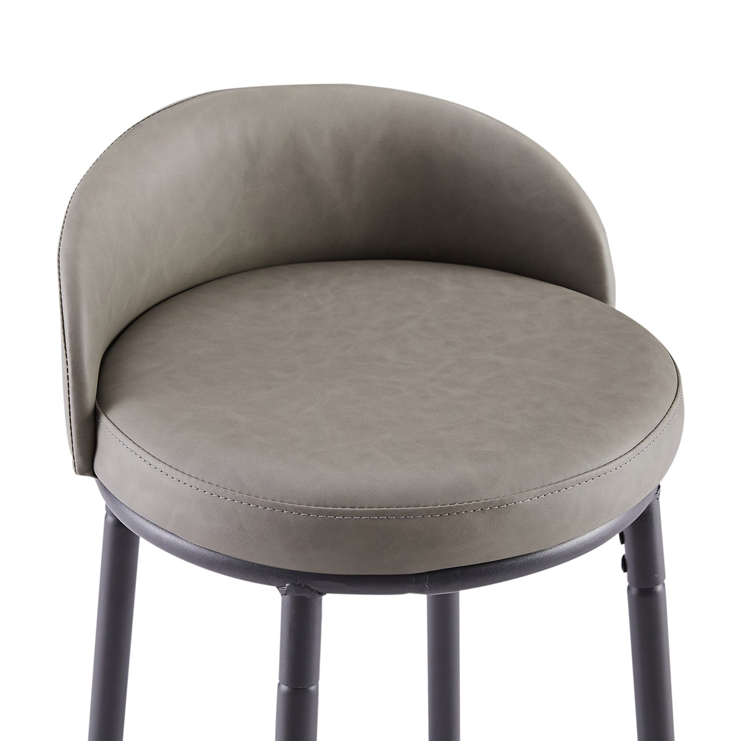 1st Choice Dining Room Kitchen Bar Stool with Back and Footrest - Set of 2