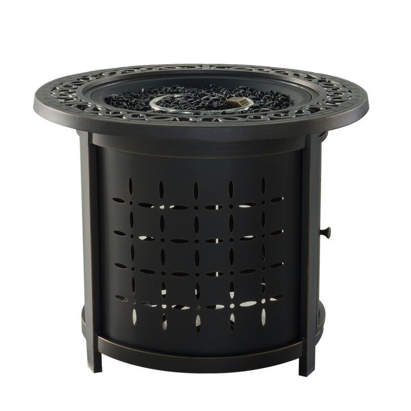 1st Choice Stylish Outdoor Aluminum Round Firepit Table Furniture
