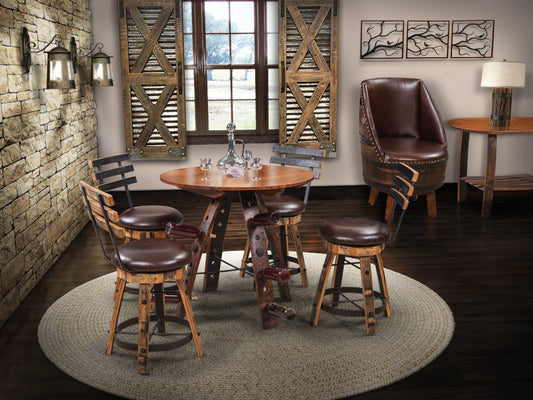 "Legacy in Oak: The Art, Allure, and Innovation of Handcrafted Amish Barrel Furniture"