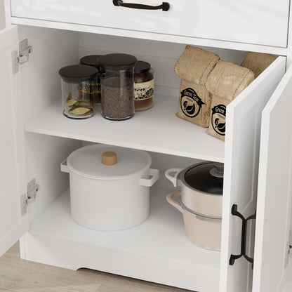 1st Choice Versatile White Sideboard Buffet Cabinet