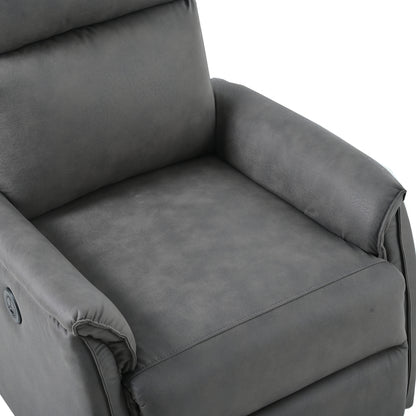 1st Choice Modern Living Room Electric Power Recliner Chair in Dark Gray