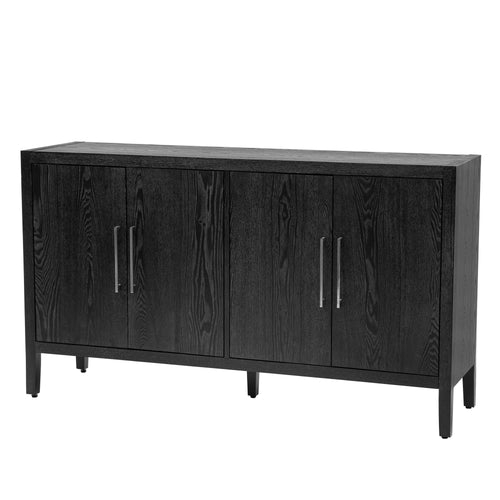 1st Choice Storage Cabinet Sideboard Wooden Cabinet with 4 Metal handles