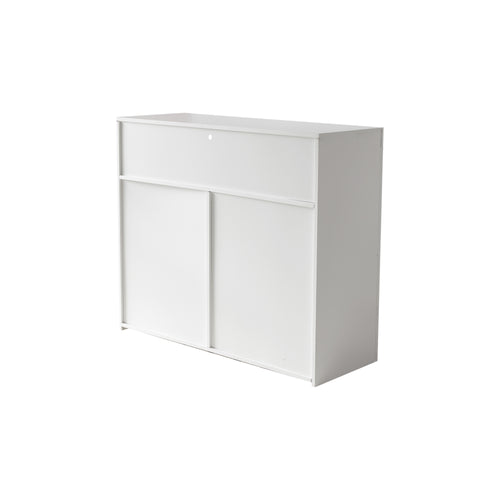 1st Choice Modern Sideboard Storage Cabinet in Black High Gloss