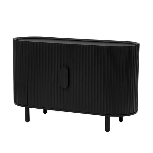 1st Choice Curved Design Light Luxury Sideboard with Adjustable Shelves