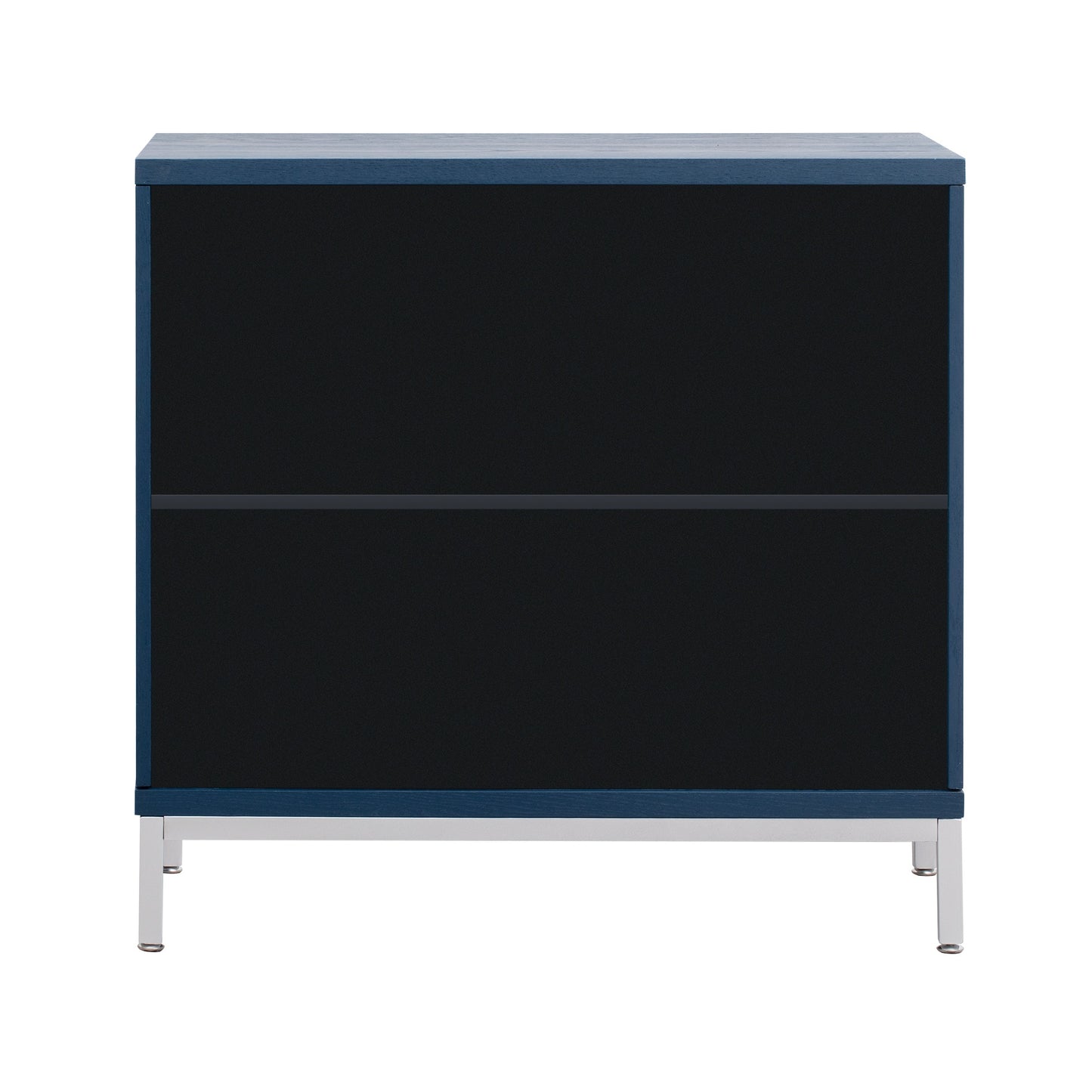 1st Choice Modern Navy Storage Cabinet with Adjustable Shelves