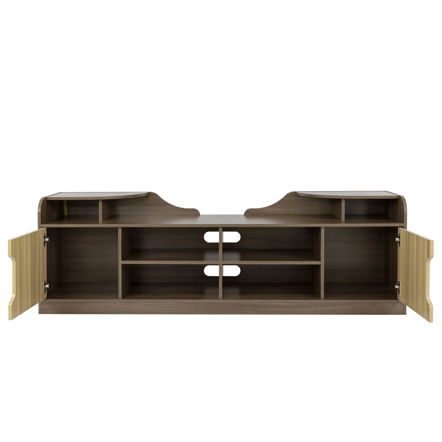 1st Choice Modern Living Room TV Stand Cabinet in Beige/Brown