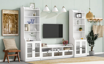 1st Choice Modern TV Console Entertainment Wall Unit for TVs Up to 65"