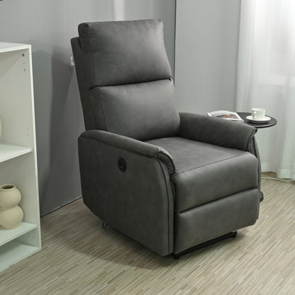 1st Choice Modern Living Room Electric Power Recliner Chair in Dark Gray