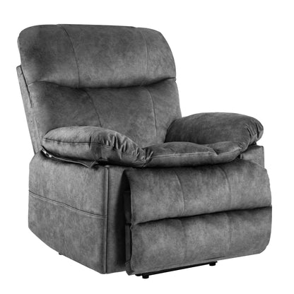 1st Choice 39.4" Wide Oversize Big Man Modern Velvet Power Lift Assist Recliner