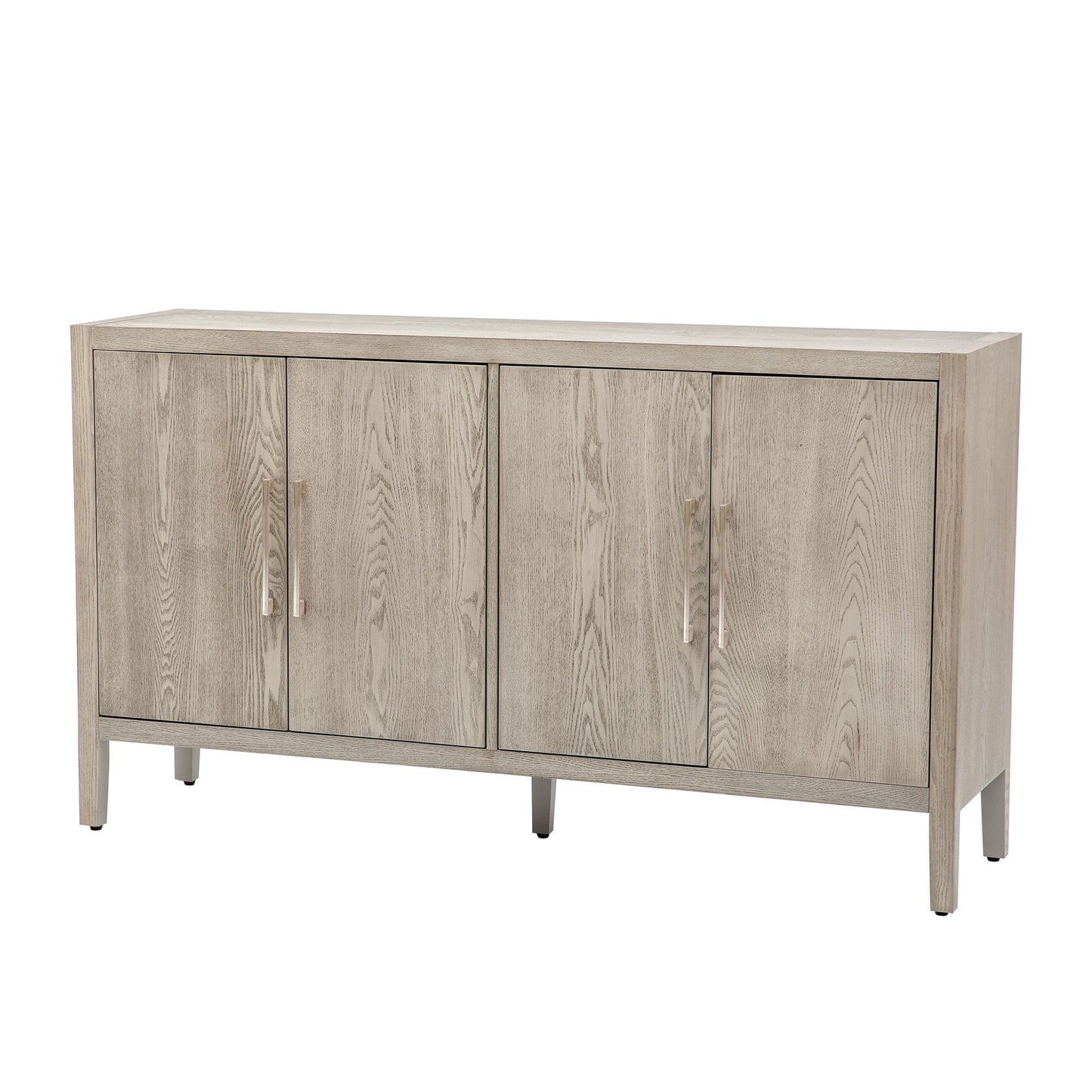 1st Choice Storage Cabinet Sideboard Wooden Cabinet with 4 Metal handles