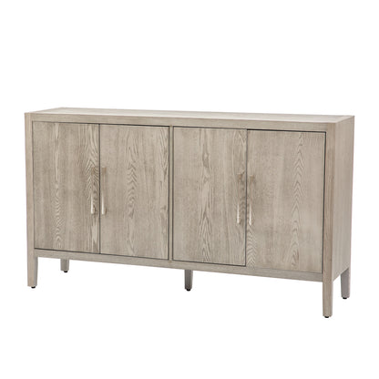 1st Choice Storage Cabinet Sideboard Wooden Cabinet with 4 Metal handles