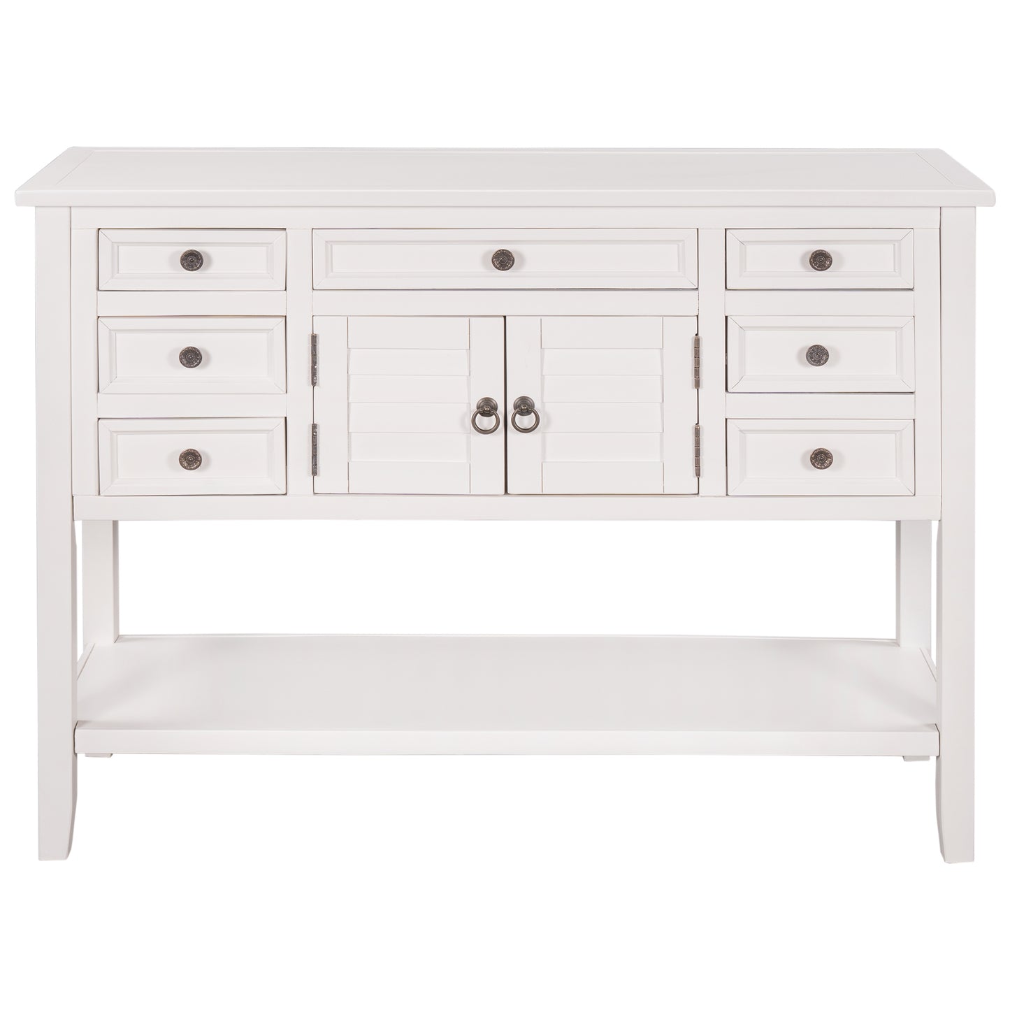 1st Choice 44.5" Modern Living Room Console Table Sofa Table in White