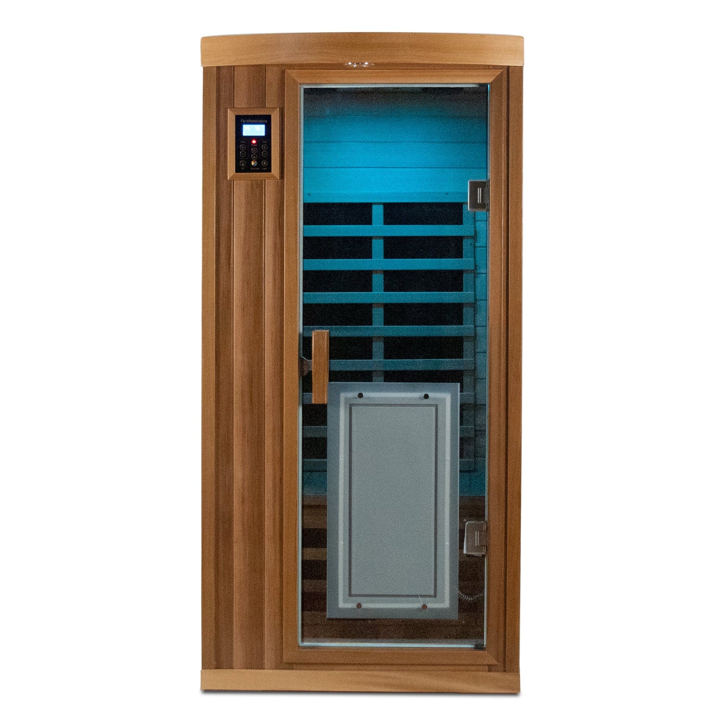 1 Person Far Infrared Indoor Sauna – Low EMF Red Cedar Home Sauna with Bluetooth - 1st Choice Furniture Direct
