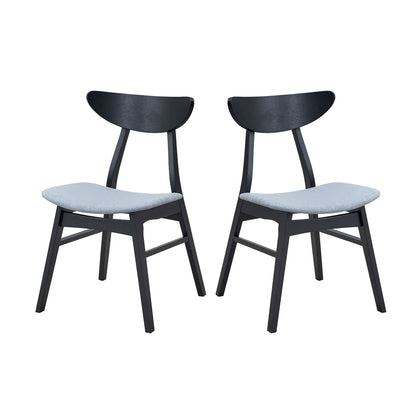 (1 Table+6 Chairs) 78.74 Inch Modern Dining Table Set of 7 pcs,Wooden Table and Chairs for Living Room,Large Kitchen Set Oval Table for Restaurant,Black - 1st Choice Furniture Direct