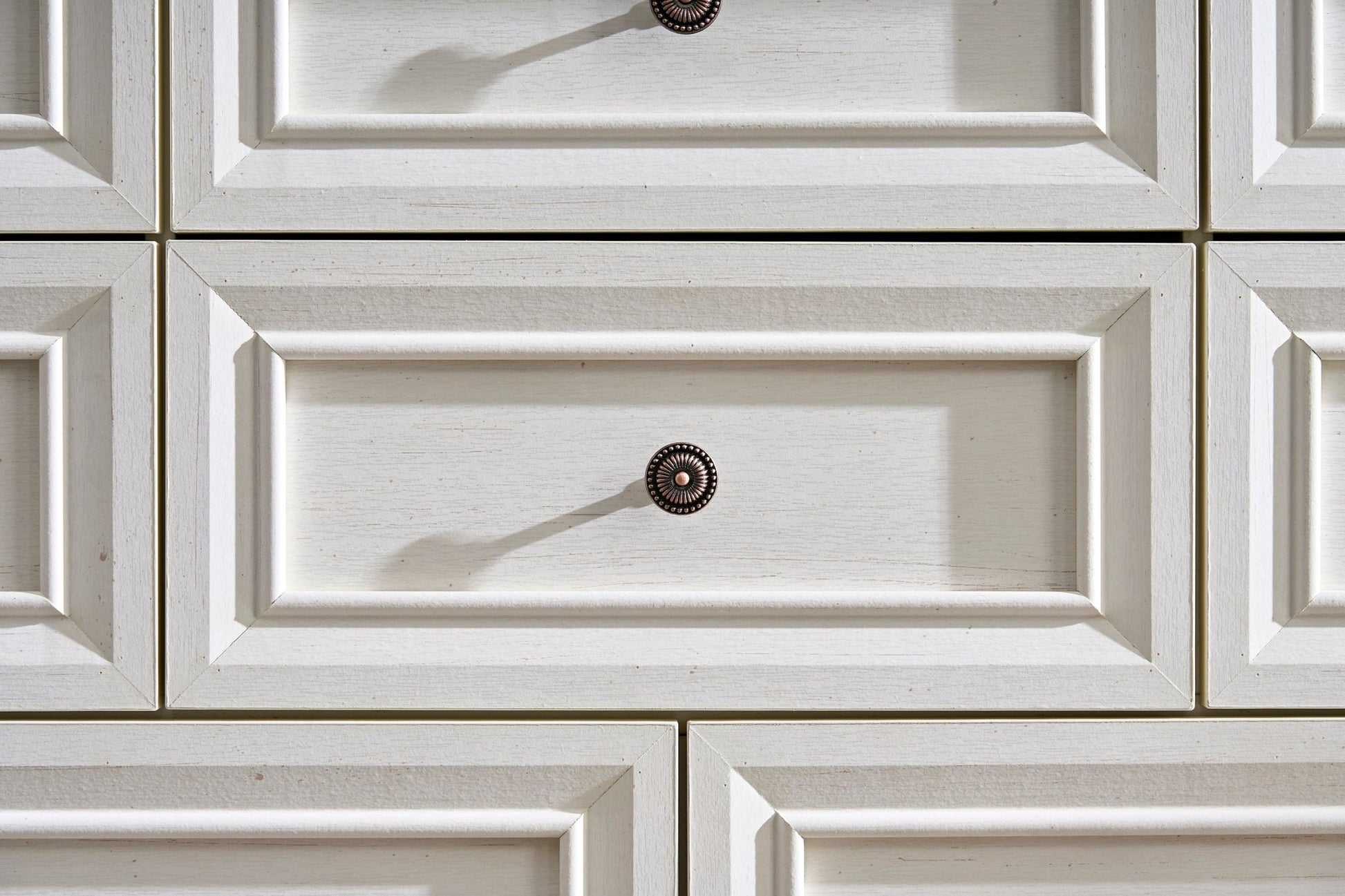 10 Drawer Dresser Chest for Bedroom with Wooden Base and Riser Trim, Wooden Rustic Rustic Chest of Drawers, Storage Dresser for Bedroom, Living Room - 1st Choice Furniture Direct