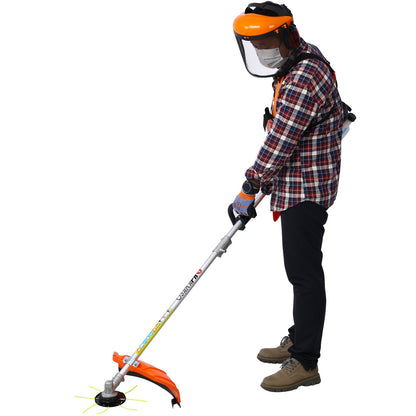 10 in 1 Multi - Functional Trimming Tool, 33CC 2 - Cycle Garden Tool System with Gas Pole Saw, Hedge Trimmer, Grass Trimmer, and Brush Cutter EPA Compliant - 1st Choice Furniture Direct