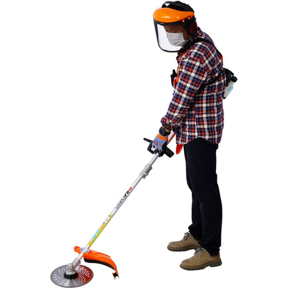 10 in 1 Multi - Functional Trimming Tool, 52CC 2 - Cycle Garden Tool System with Gas Pole Saw, Hedge Trimmer, Grass Trimmer, and Brush Cutter EPA Compliant - 1st Choice Furniture Direct