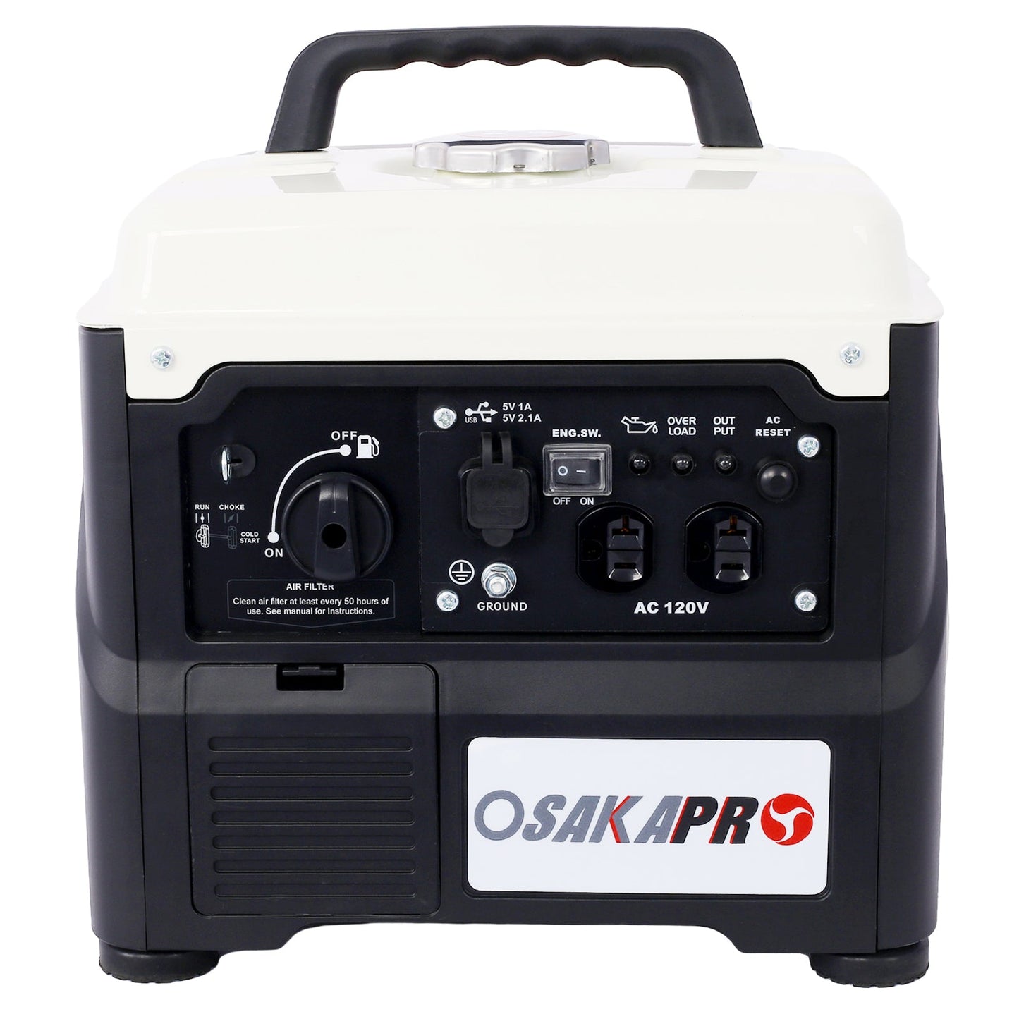 1000W Portable Inverter Generator – Quiet Gas Powered 1200W Peak Compact Generator - 1st Choice Furniture Direct