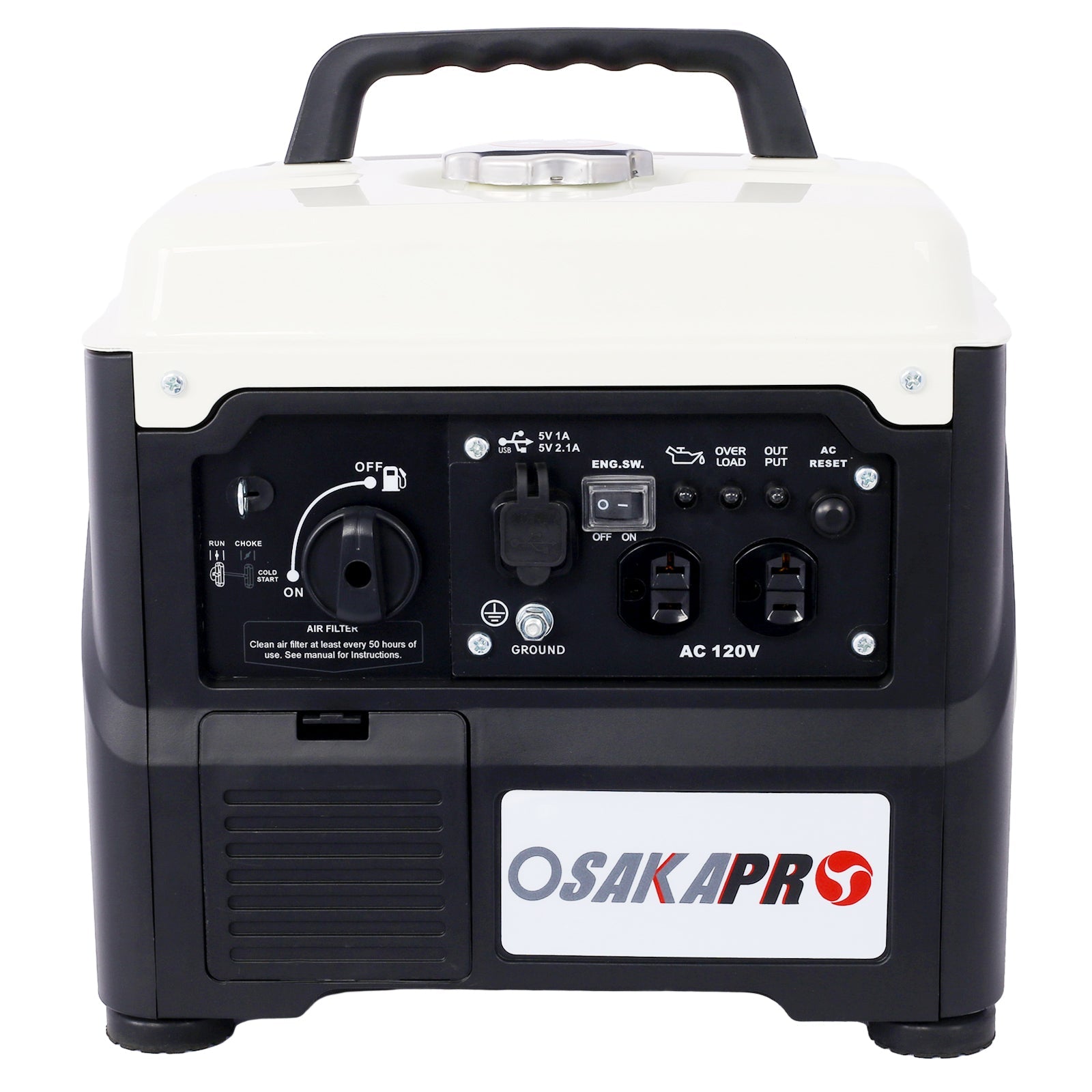 1000W Portable Inverter Generator – Quiet Gas Powered 1200W Peak Compact Generator - 1st Choice Furniture Direct