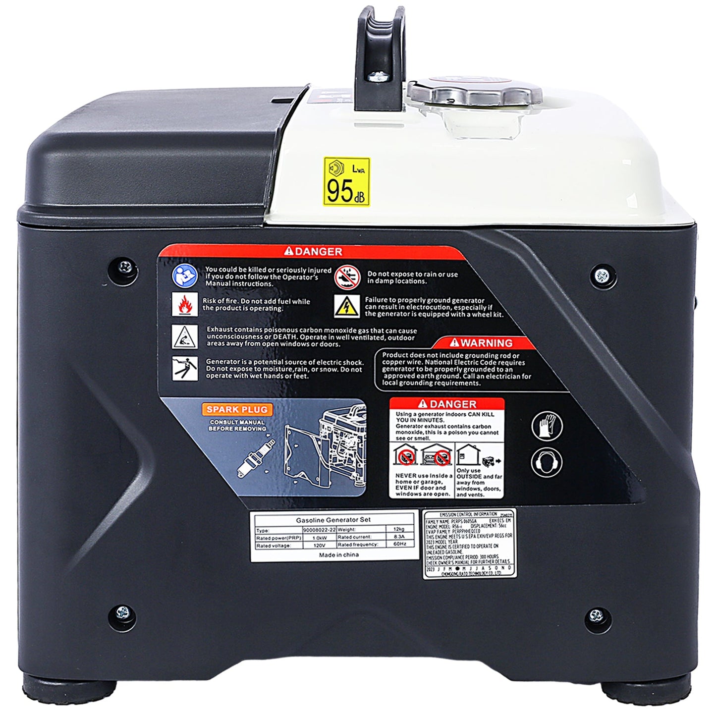 1000W Portable Inverter Generator – Quiet Gas Powered 1200W Peak Compact Generator - 1st Choice Furniture Direct