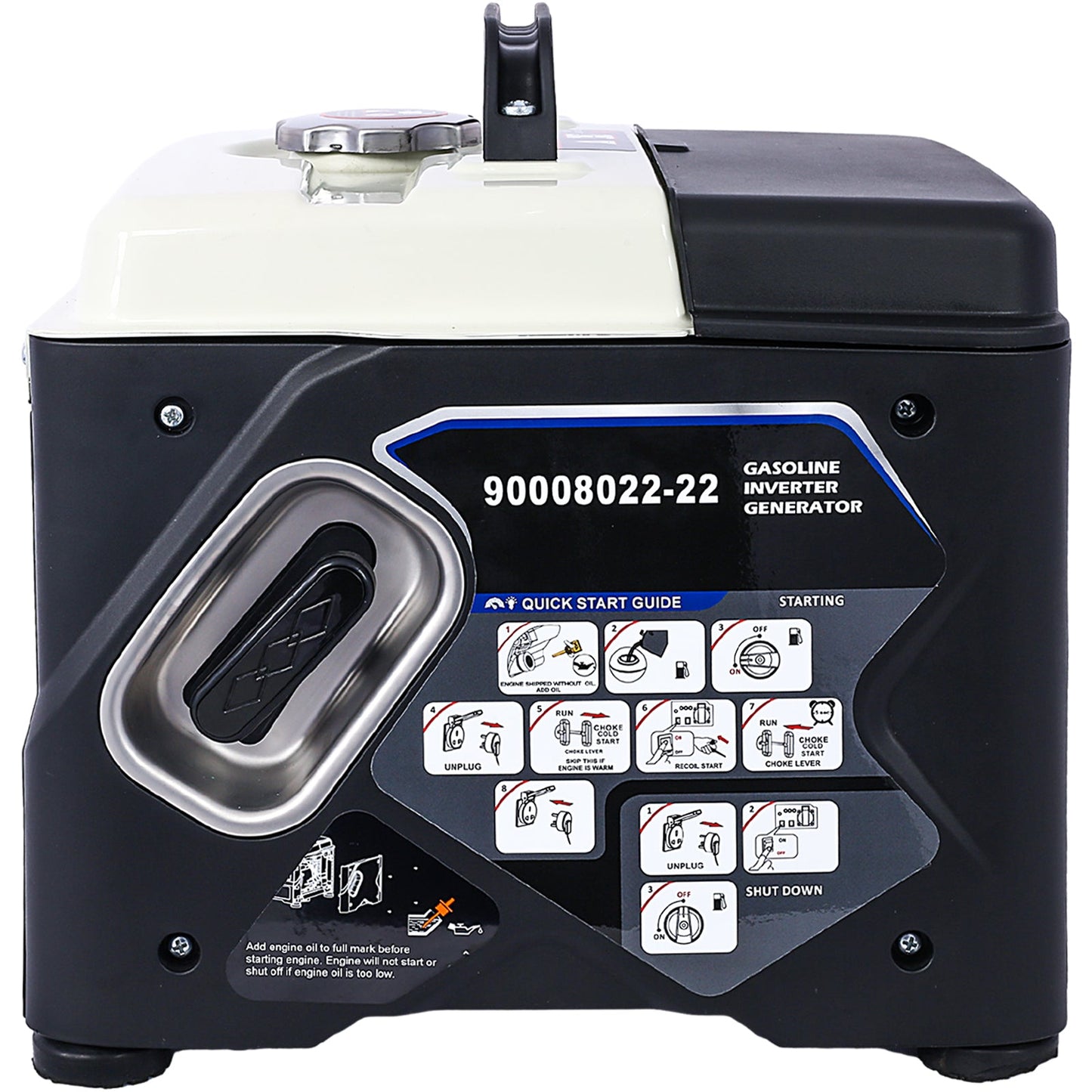 1000W Portable Inverter Generator – Quiet Gas Powered 1200W Peak Compact Generator - 1st Choice Furniture Direct