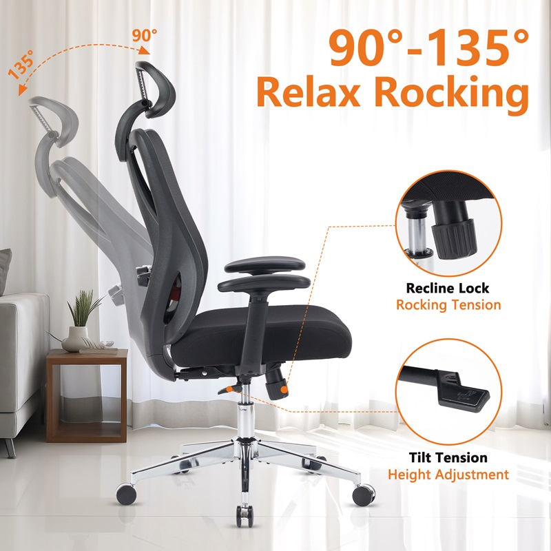 1st Choice Ergonomic High-Back Office Chair: Superior Comfort & Durability