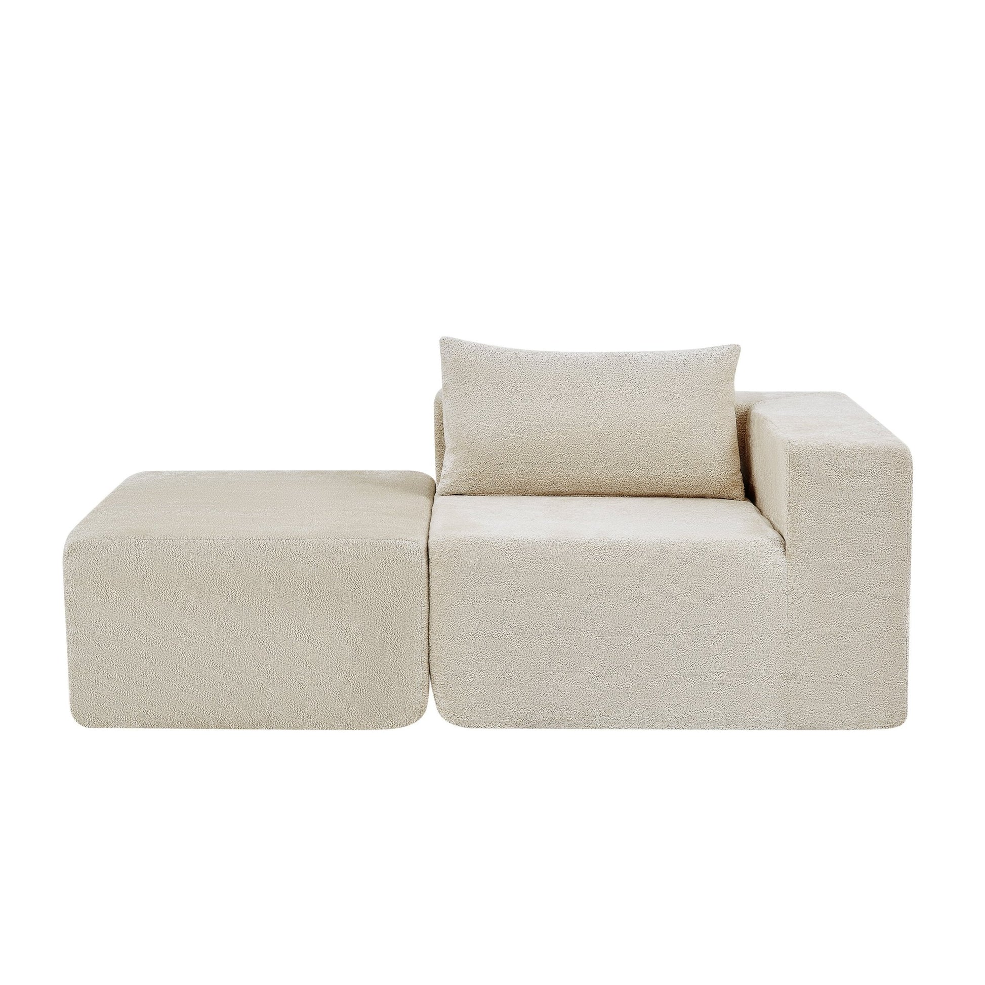 107' Compressed Sectional Sofas (Khaki) - 1st Choice Furniture Direct