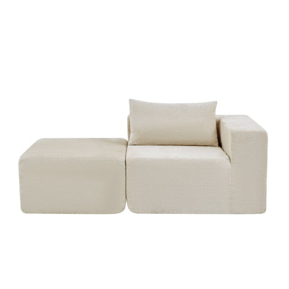 107' Compressed Sectional Sofas (Khaki) - 1st Choice Furniture Direct