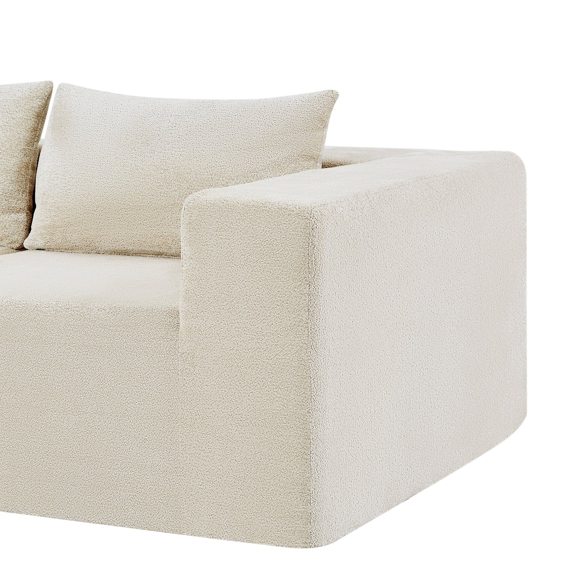 107' Compressed Sectional Sofas (Khaki) - 1st Choice Furniture Direct