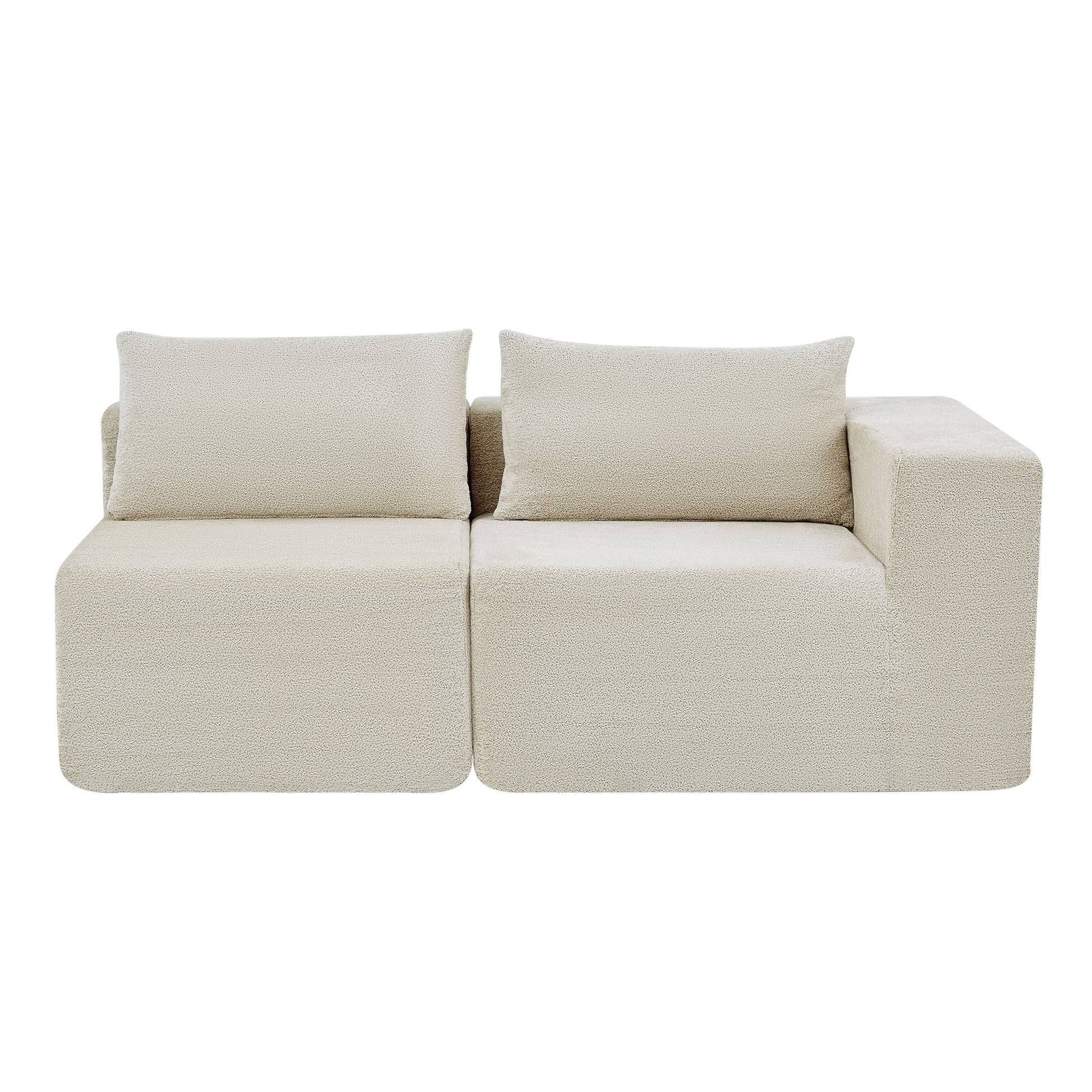 107' Compressed Sectional Sofas (Khaki) - 1st Choice Furniture Direct