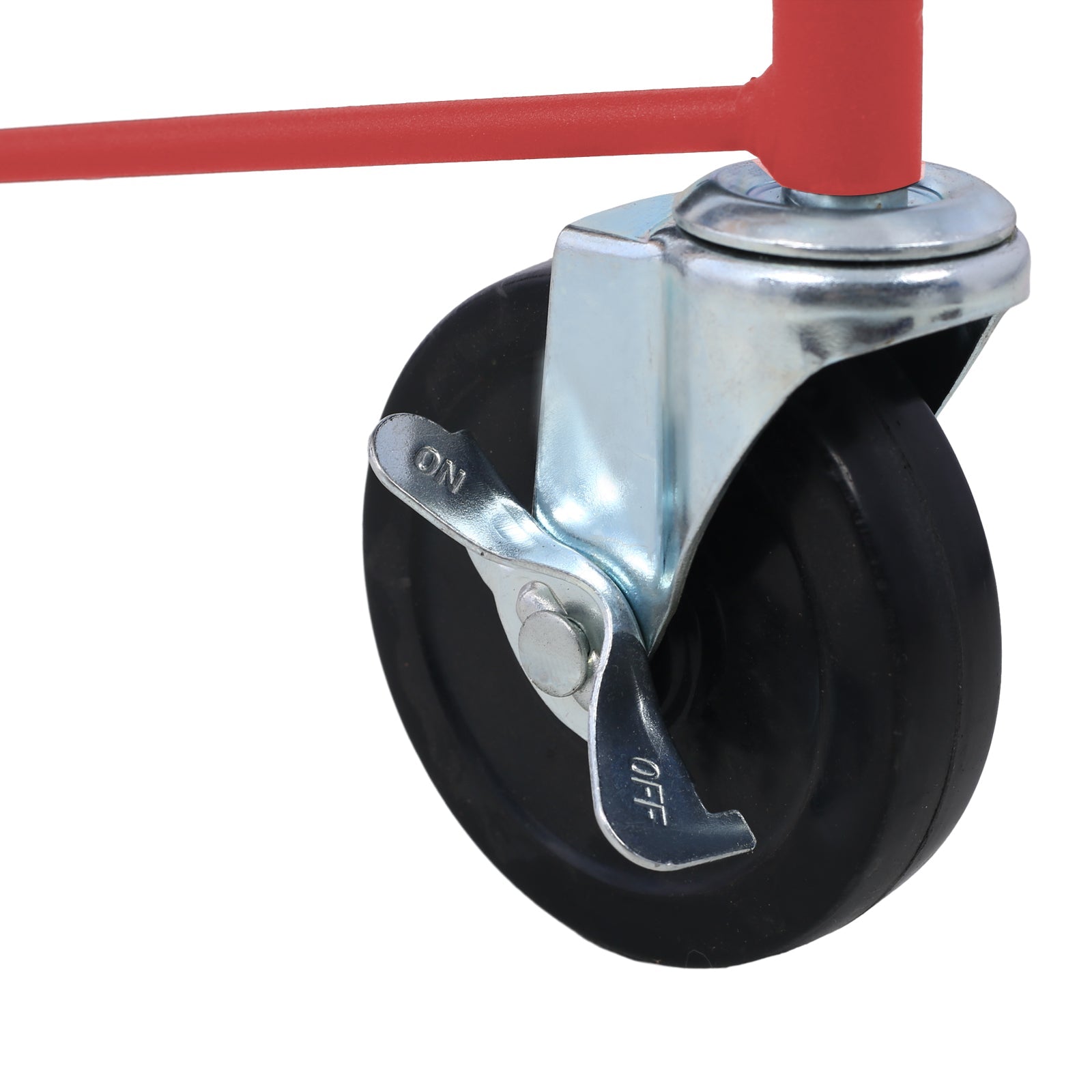 11FT Drywall Panel Hoist Lift – 150 lbs Capacity Steel Construction Red & Black - 1st Choice Furniture Direct