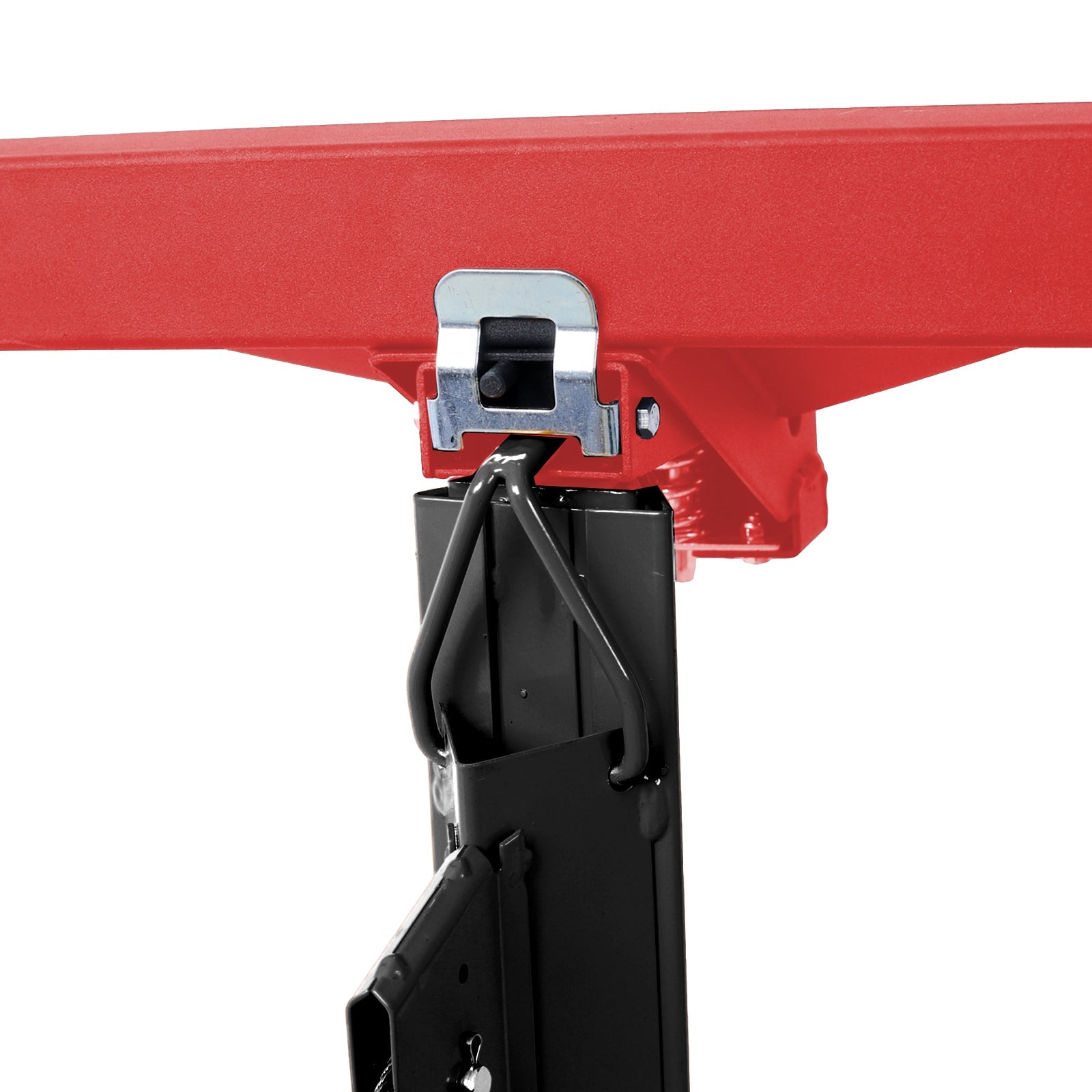 11FT Drywall Panel Hoist Lift – 150 lbs Capacity Steel Construction Red & Black - 1st Choice Furniture Direct