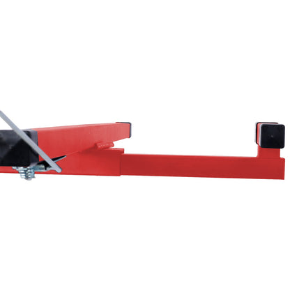 11FT Drywall Panel Hoist Lift – 150 lbs Capacity Steel Construction Red & Black - 1st Choice Furniture Direct