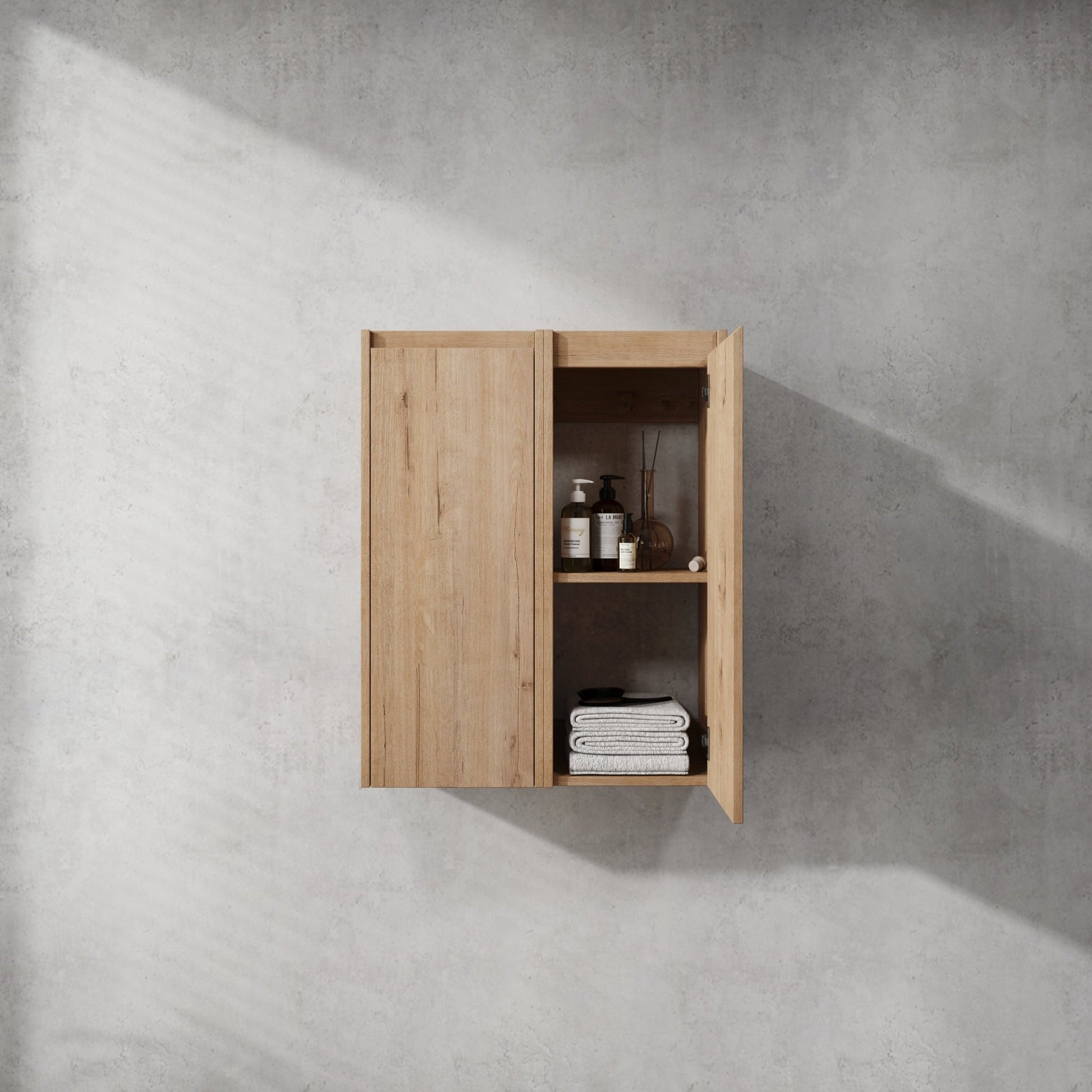 12' Bathroom Side Cabinet, 2 - Soft Close Doors, Float Mounting Design, 12*2(KD - Packing) - 1st Choice Furniture Direct