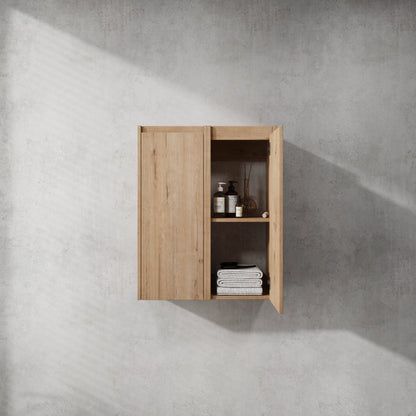 12' Bathroom Side Cabinet, 2 - Soft Close Doors, Float Mounting Design, 12*2(KD - Packing) - 1st Choice Furniture Direct