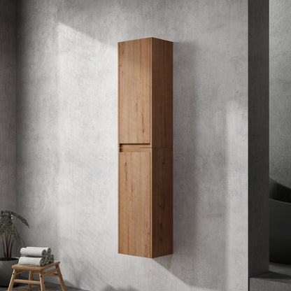 12' Bathroom Side Cabinet, 2 - Soft Close Doors, Float Mounting Design, 12*2(KD - Packing) - 1st Choice Furniture Direct