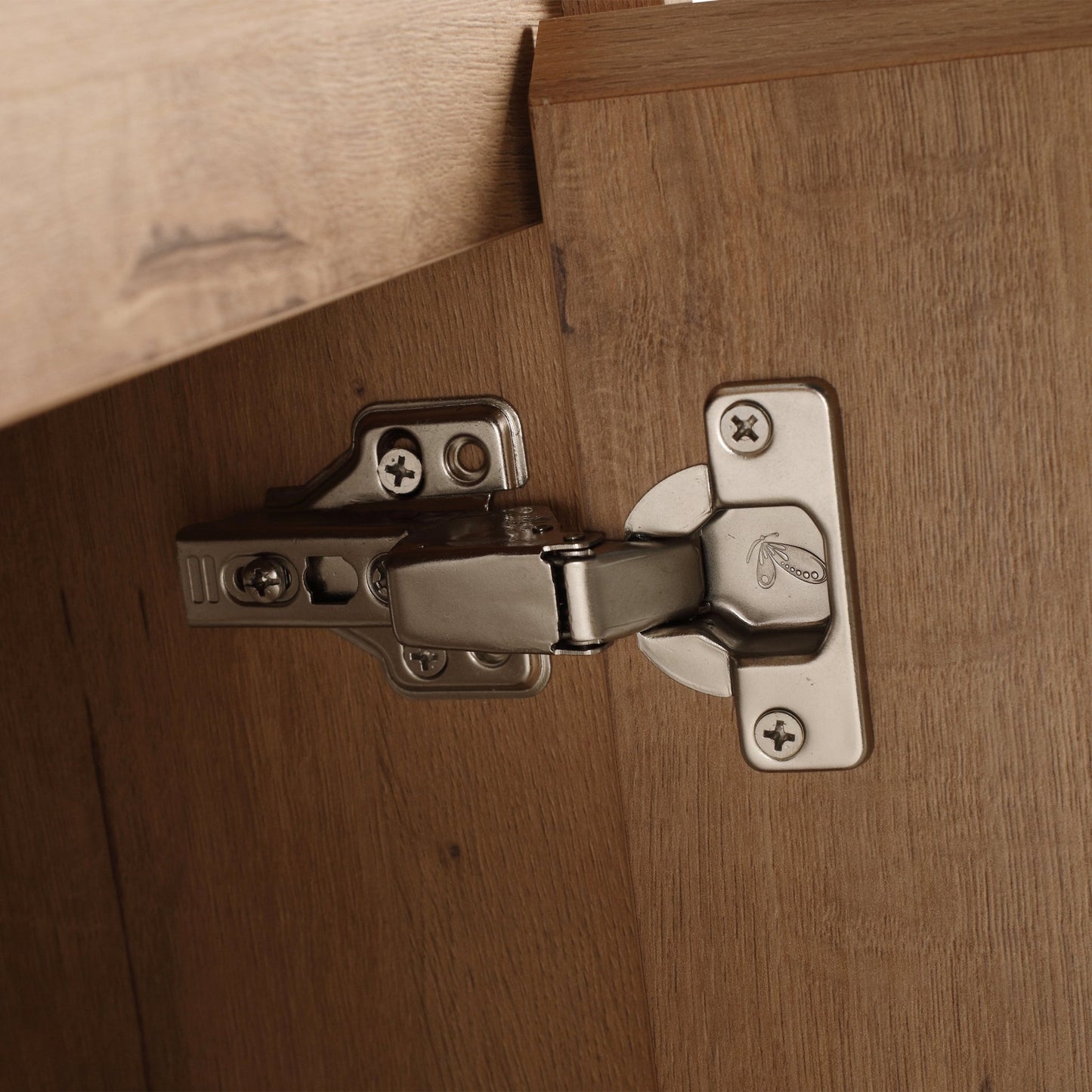 12' Bathroom Side Cabinet, 2 - Soft Close Doors, Float Mounting Design, 12*2(KD - Packing) - 1st Choice Furniture Direct