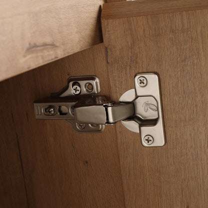 12' Bathroom Side Cabinet, 2 - Soft Close Doors, Float Mounting Design, 12*2(KD - Packing) - 1st Choice Furniture Direct