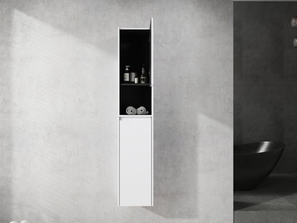 12' Bathroom Side Cabinet,2 - Soft Close Doors,Float Mounting Design,12*2(KD - Packing) - 1st Choice Furniture Direct