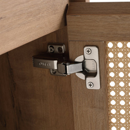 12' Bathroom Side Cabinet,Soft Close Doors,Float Mounting Design, 00512IMO - 00112IMO (KD - Packing) - 1st Choice Furniture Direct