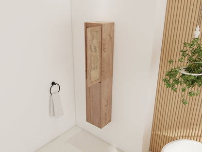 12' Bathroom Side Cabinet,Soft Close Doors,Float Mounting Design, 00512IMO - 00112IMO (KD - Packing) - 1st Choice Furniture Direct